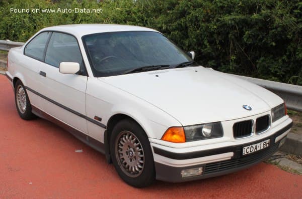 1991 BMW 3 Series Coupe (E36) 318is (140 Hp) Automatic